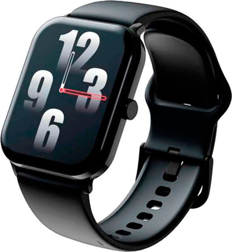 QCY GTC S1 Smartwatch (m/ Pulsmåler) Svart