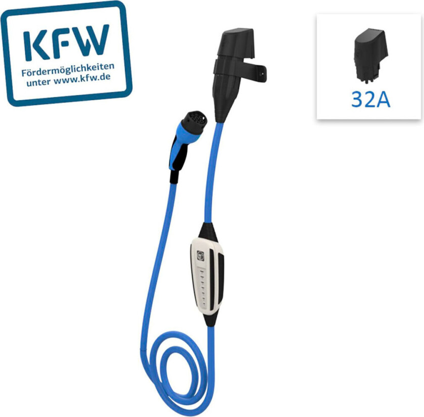 Bilde av NRGkick Kfw Max Elbillader m/WiFi+SIM 32A (Type2) 10m