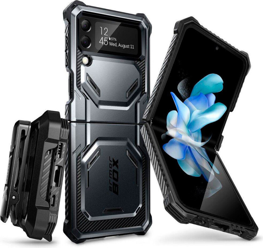 IBLSN Armorbox Samsung Galaxy Z Flip 4 deksel (m/flip) Svart