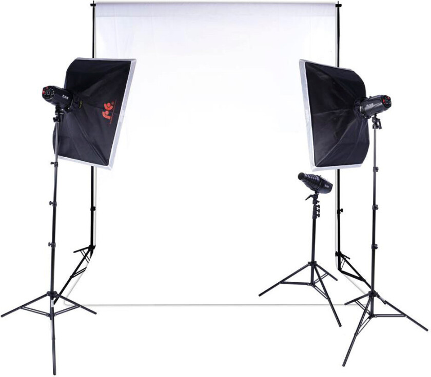 SSK-3150D Studioblitssett m/2 myke bokser (50x75cm)