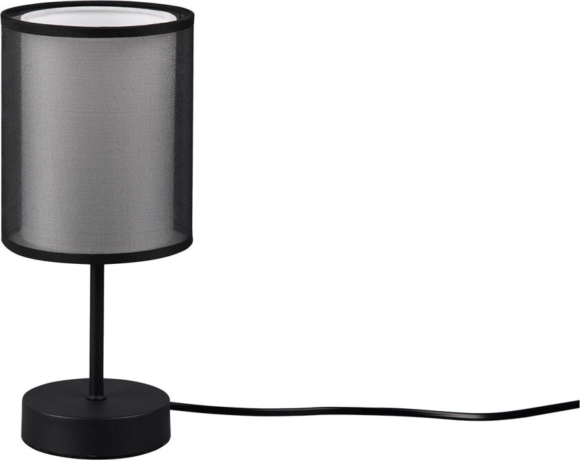 Trio Burton bordlampe - 28,5 cm (28W) matt svart