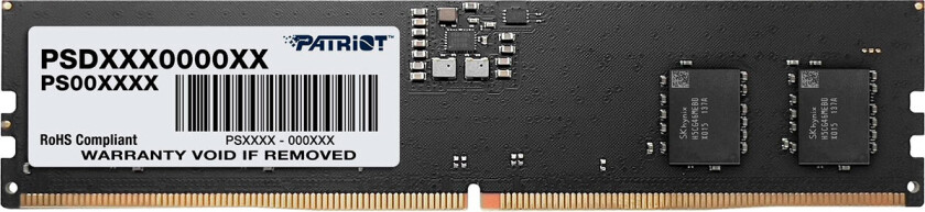 Patriot Signature CL36 DIMM 16GB - 5600MHz - DDR5 RAM