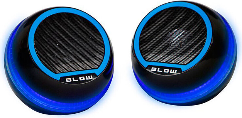 Bilde av Blow MS-29 2.0 PC-høyttaler (USB-A/3,5 mm) Svart/blå