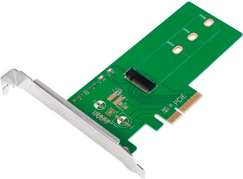 Bilde av PCIe til M.2 SSD-adapter
