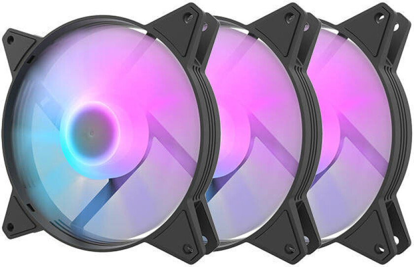 Darkflash C6 PC Vifte m/RGB (120x120cm) 3pk