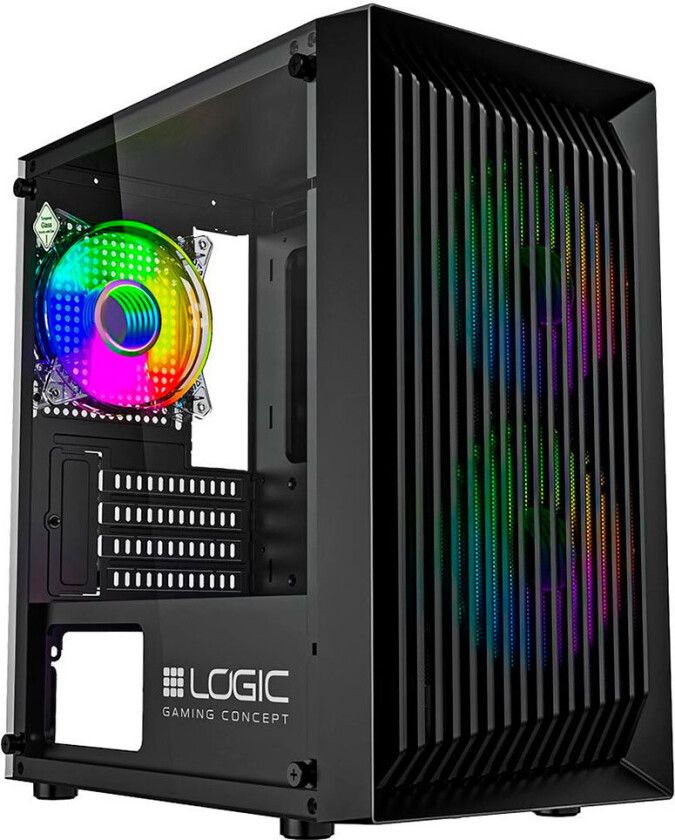 Bilde av Logic Atos PC-skap m/RGB (Micro-ATX/Mini-ITX)