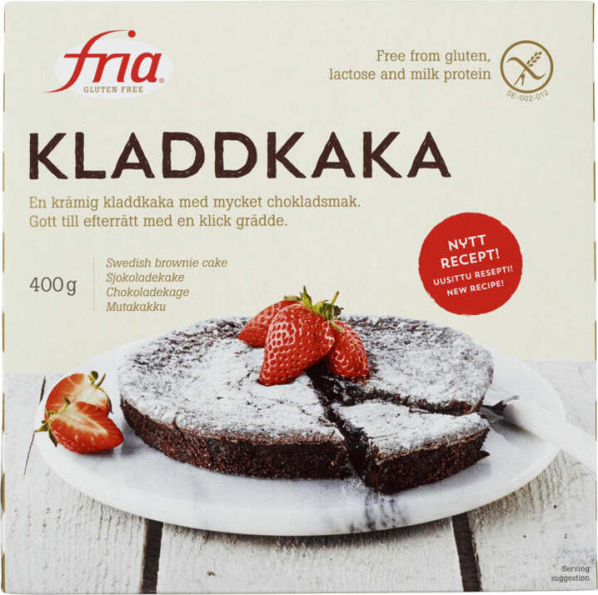 Kladdkaka Sjokolade glutenfri 400g