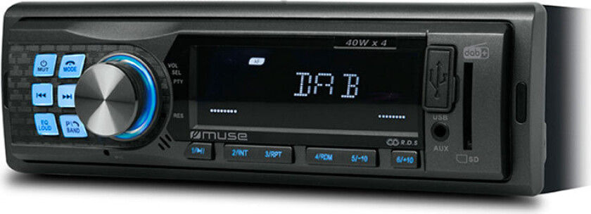 M-199 DAB bilradio m/Bluetooth (USB/AUX/MP3/SD)