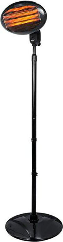 Beper P203PAN002 Terrassevarmer m/Termostat (2000W) Svart