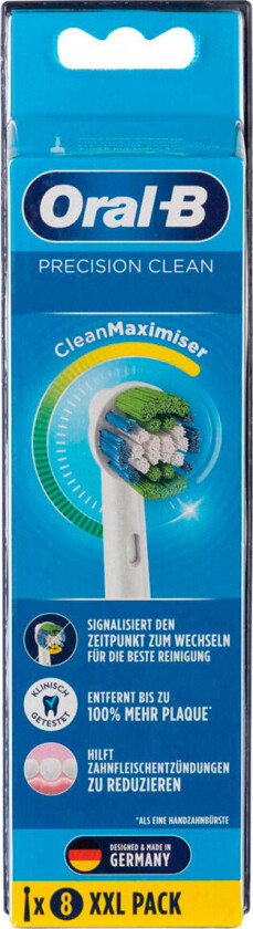 Precision Clean CleanMaximizer BÃ¸rstehoder t/Elektrisk tannbÃ¸rste (8pk)