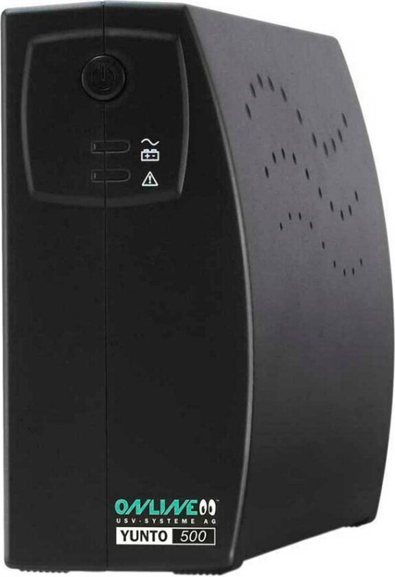Online Y500 UPS Nødstrømforsyning 500VA 300W (3 uttak)