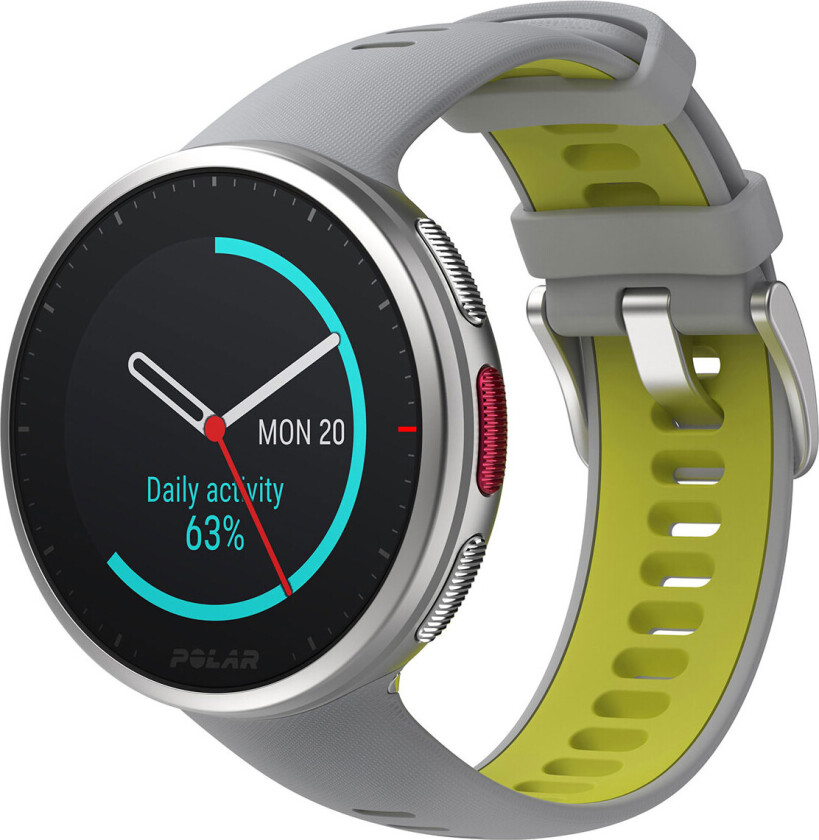 Polar Vantage V2 Smartwatch M/L (Shift Edition m/H10 pulsmåler) Grå/Lime