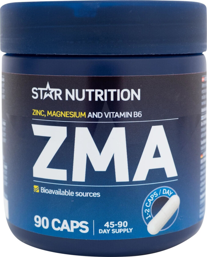 Star Nutrition Zma Star, 90 Caps, kosttilskudd STD
