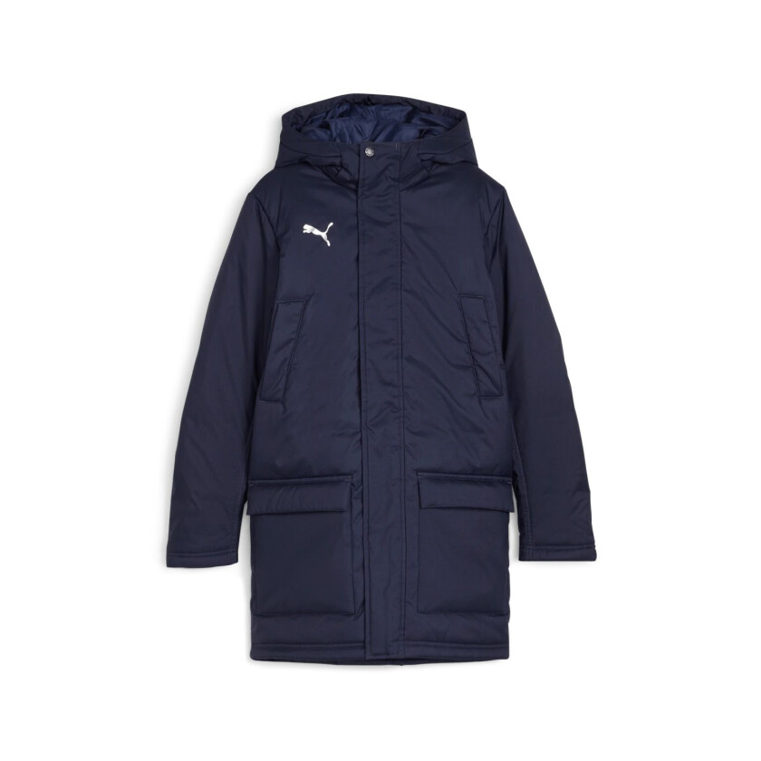 teamFINAL Winter Jacket, vinterjakke, junior PUMA Navy-PUMA Silve