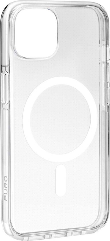 Lite Mag Pro Cover iPhone 15 Plus (TPU) Gjennomsiktig/Hvit