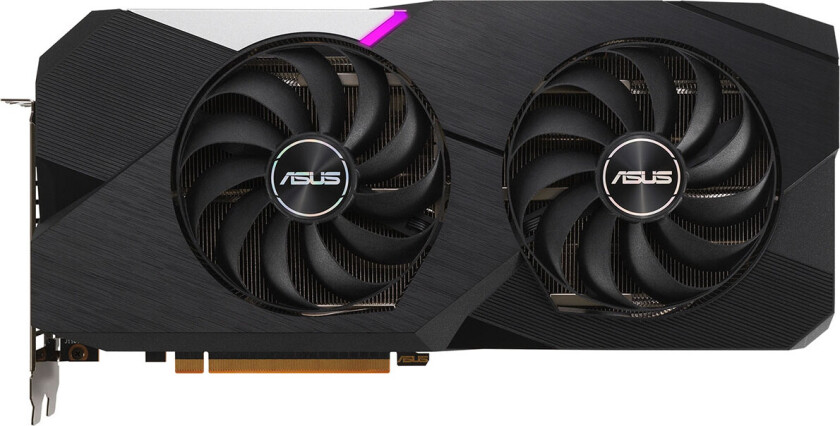 Asus DUAL-RX6700XT-12G-Gaming grafikkort - AMD Radeon RX 6700 XT - 12 GB GDDR6 RAM
