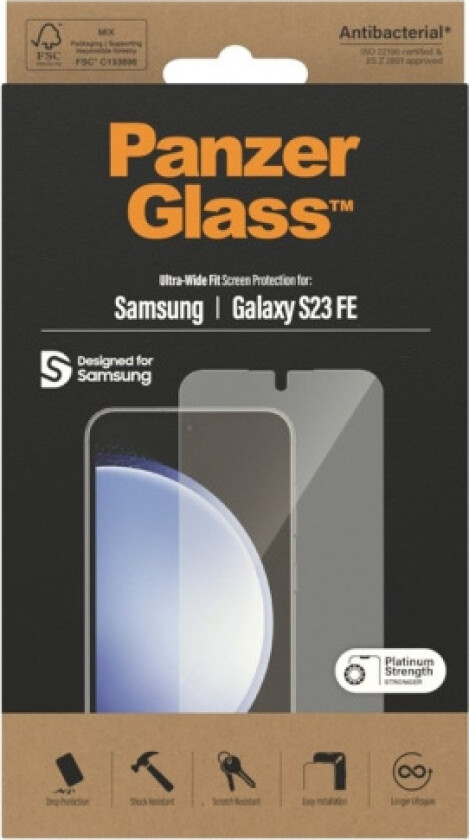 Panzerglass Ultra-wide Fit Samsung Galaxy S23 Fe