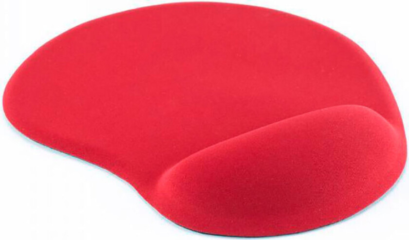 Sbox MP-01R Musematte m/antiskli (Oval) Rød