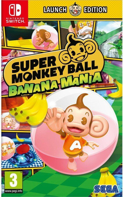 Super Monkey Ball: Banana Mania - Launch Edition - Nintendo Switch - Platformer