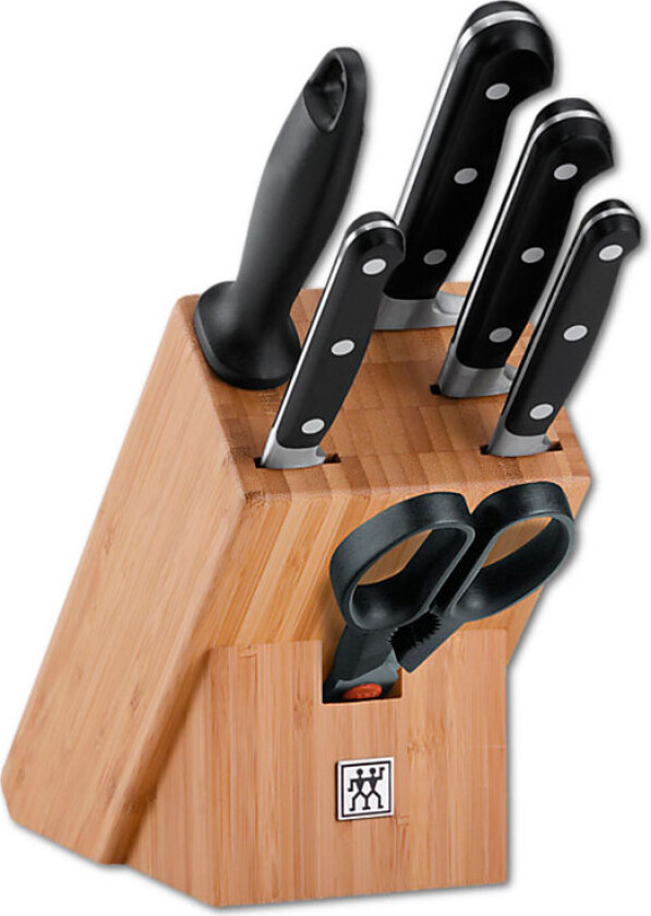 35621-004-0 Knivsett m/ Knivblokk (7 deler)