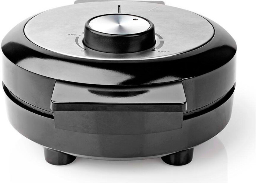 Vaffeljern - 1000W (19cm) Svart - Nedis