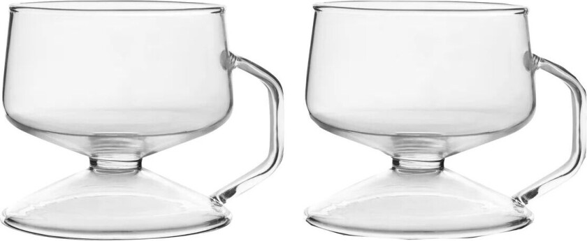 Olo glass varme drikker 30 cl 2-pakning Klar