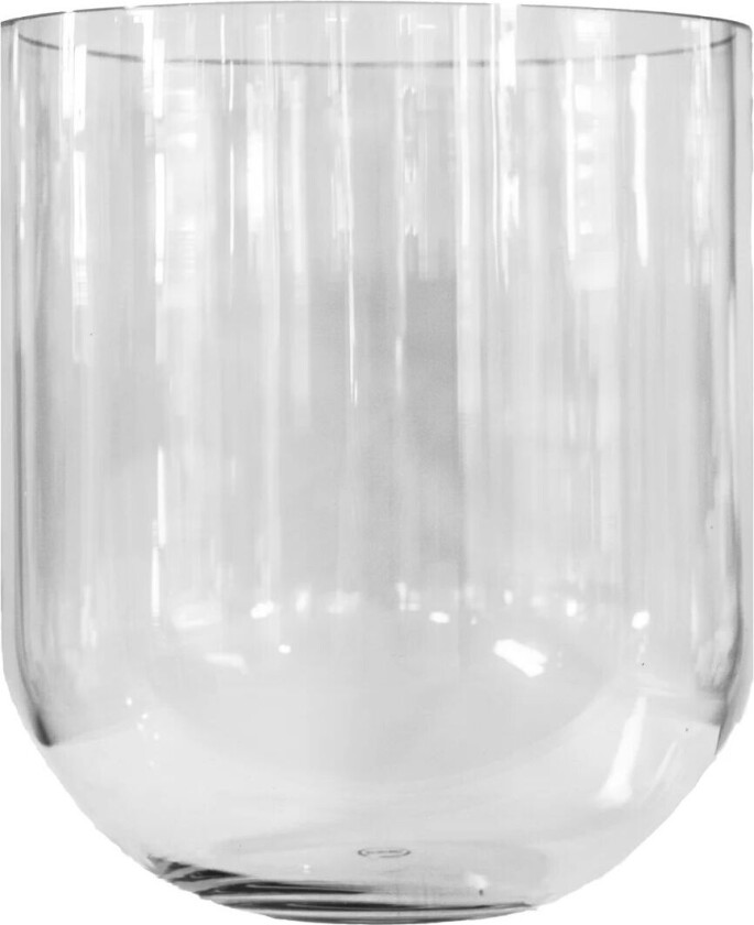 Simple glassvase large Clear