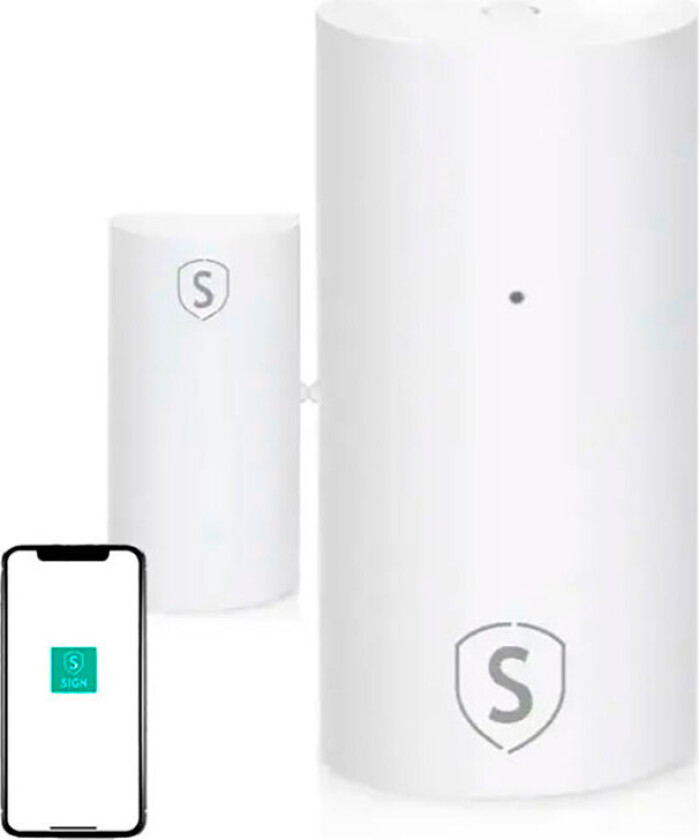 SiGN Smart Home Dør-/Vindussensor (WiFi) Hvit