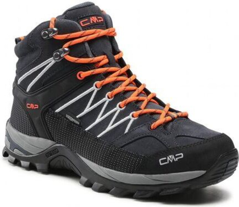 Rigel Mid WP Herre Antracite Flash Orange 45