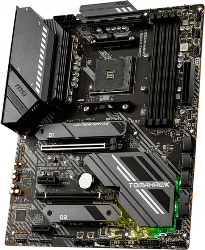 X570S Tomahawk WiFi hovedkort, AMD AM4, DDR4 ATX