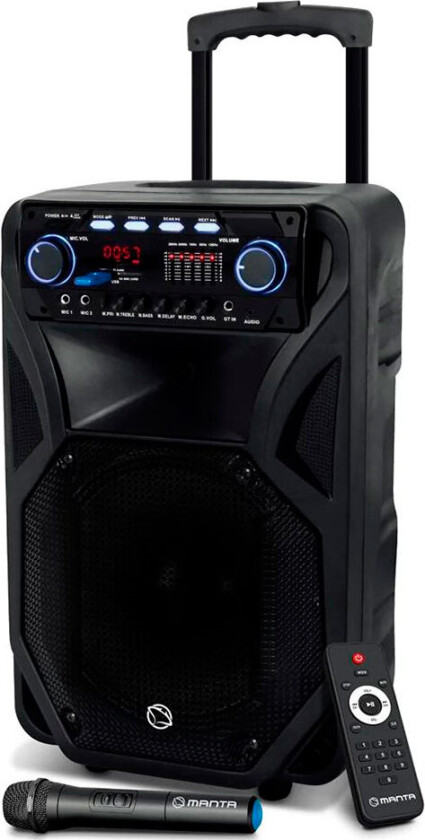 Manta SPK5021PRO Fonos Bluetooth Party-høyttaler m/mikrofon (5 timer)