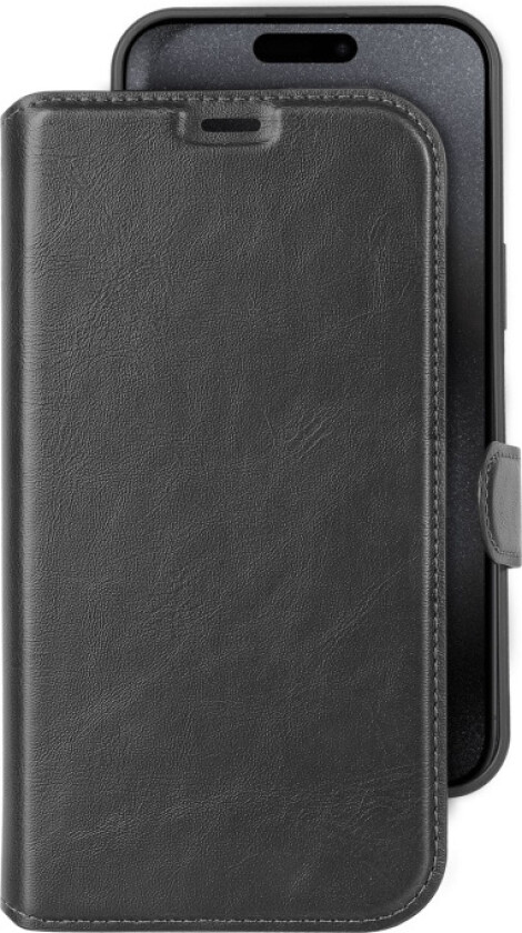 2-i-1 Slim Wallet-deksel for iPhone 15 Pro Max (4 kortrom)