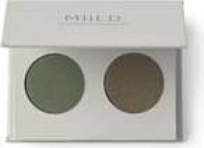 Natural Mineral Eyeshadow Duo Green Moss