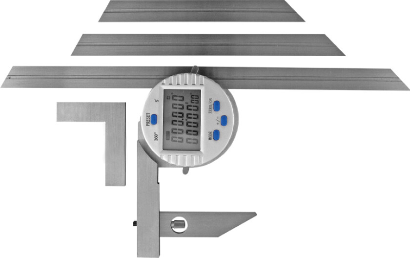 Bilde av Digital vinkelmåler universal 0-360°x0,001°
