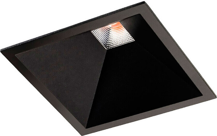 SG Soft Square LED spot (3000K) 12W - Svart