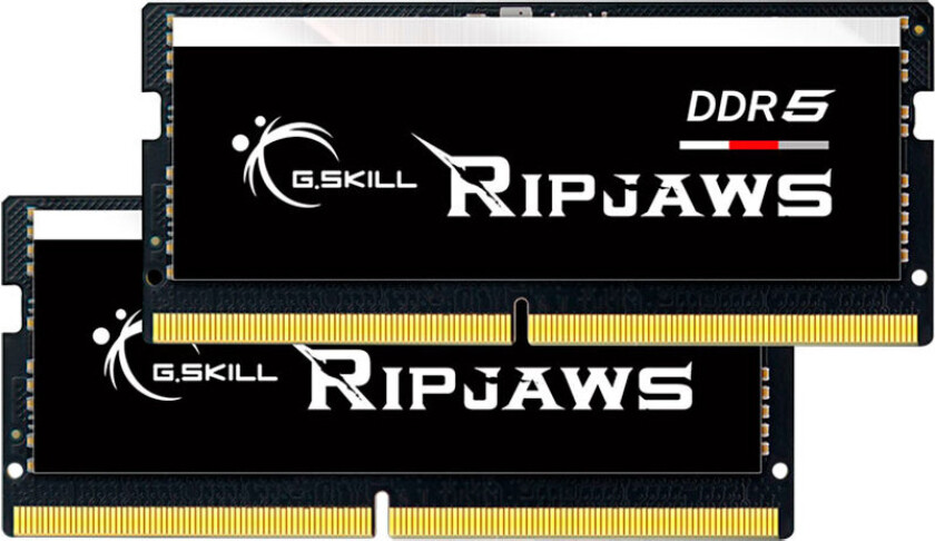 Ripjaws SO-DIMM CL38/76 32GB - 4800MHz - RAM DDR5-sett (2x16GB)