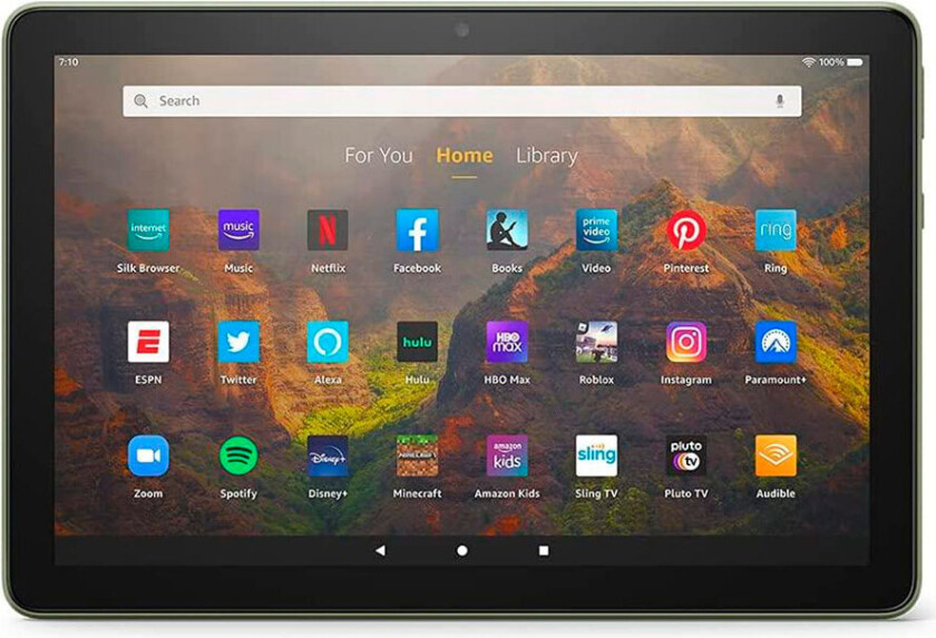 Fire HD 10-nettbrett 10,1 tm (32 GB) Oliven