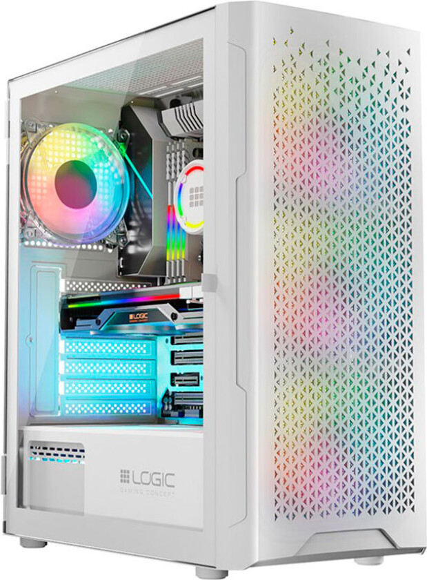 Logic ARAMIS ARGB PC-skap (ATX) Hvit