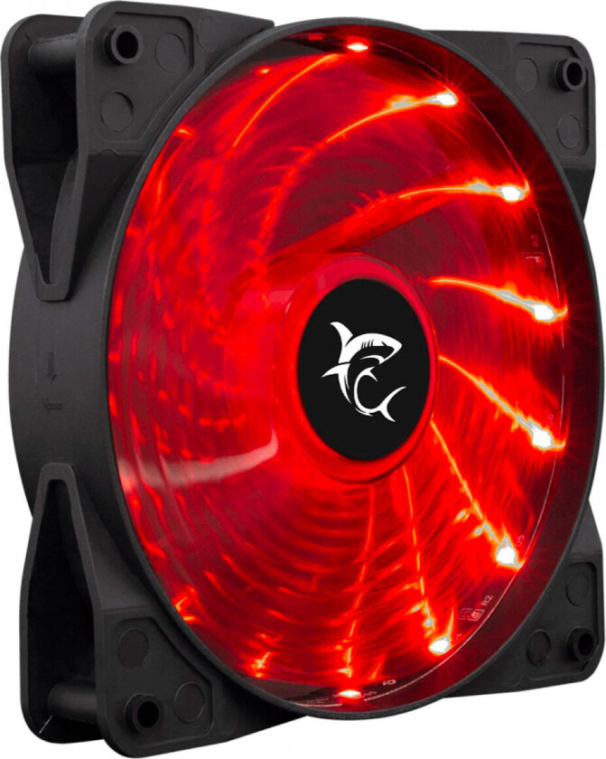 White Shark IMPULSE PC Cooler LED (120mm) Rød