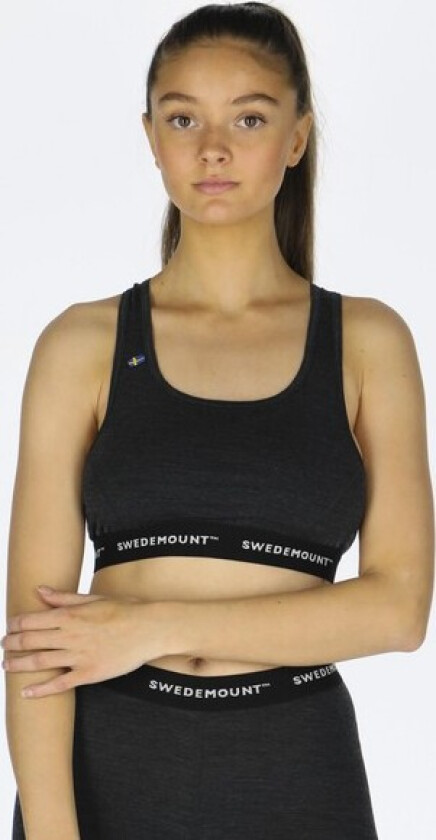 Himalaya Merino Wool Top W, Charcoal Melange, 36/38, Sport-Bh