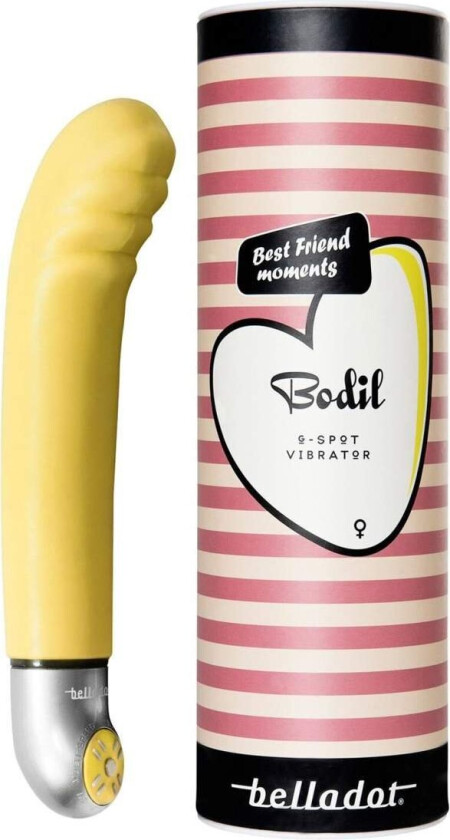 Bodil G-Spot Vibrator, Gul, 1 stk.