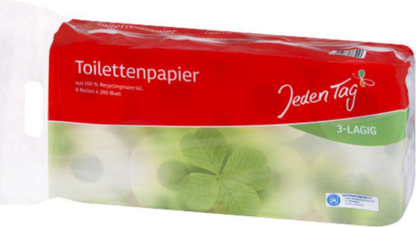 <div>Every Day Toalettpapir 3-lags Resirkuler 8 ruller</div>