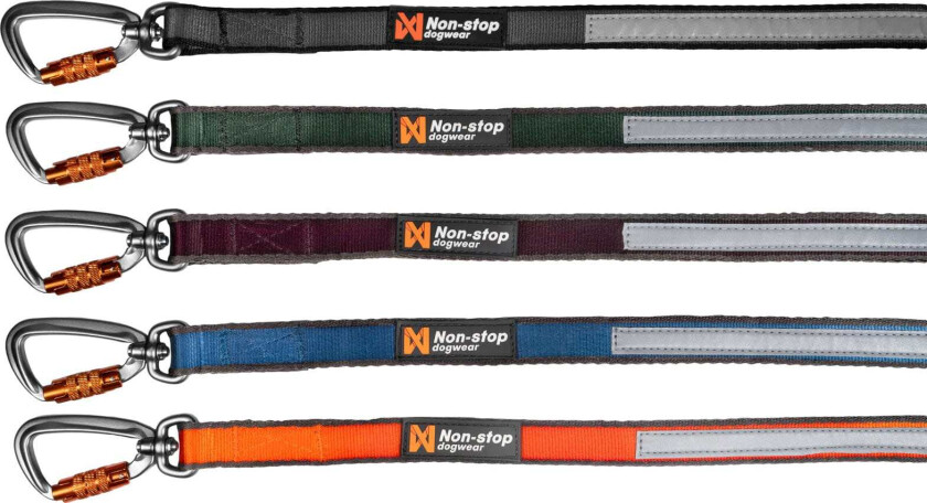 Non -stop Dogwear Move Koppel- Oransje (20 mm / 1,7 m)