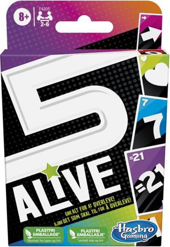 Spill Five Alive Card Game No