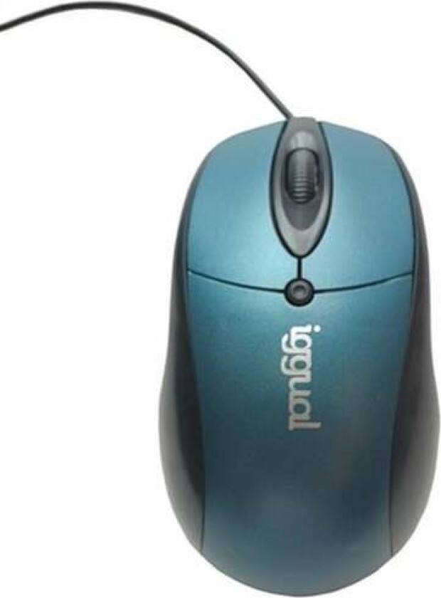 Mus iggual COM-ERGONOMIC-XL 800 dpi Blå