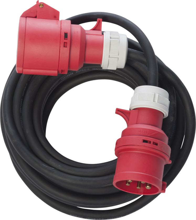 Kabelsett 10M 5G1,5mm² CEE 16A 5P 400V