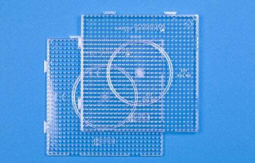 Bilde av stiftplade 2stk 234 15x15cm transparent