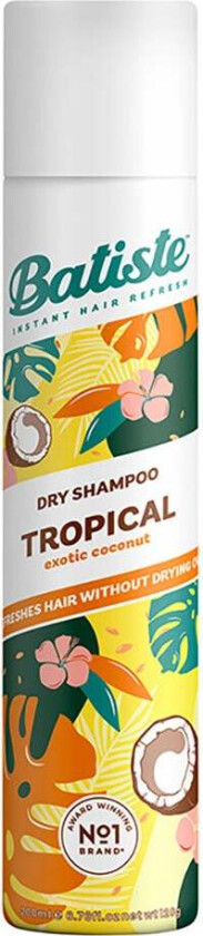 Batiste Dry Shampoo Tropical 200ml