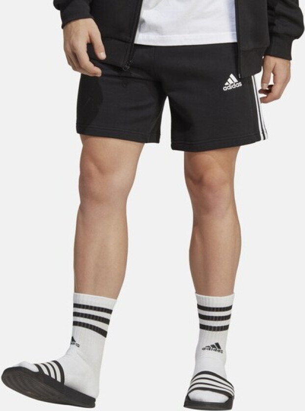 adidas Essentials French Terry 3-Stripes Shorts, shorts, herre BLACK
