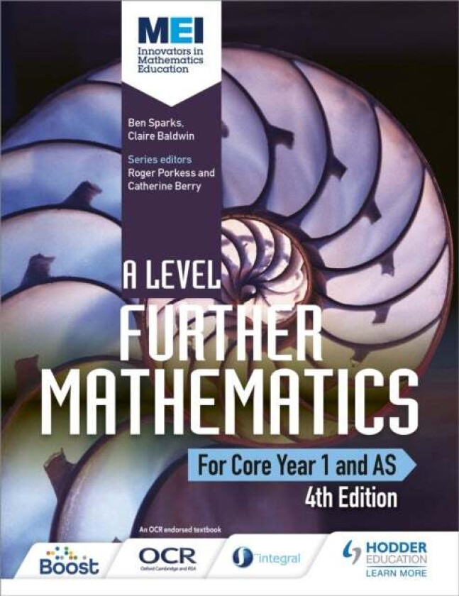MEI A Level Further Mathematics Core Year 1 (AS) 4th Edition av Ben Sparks, Claire Baldwin